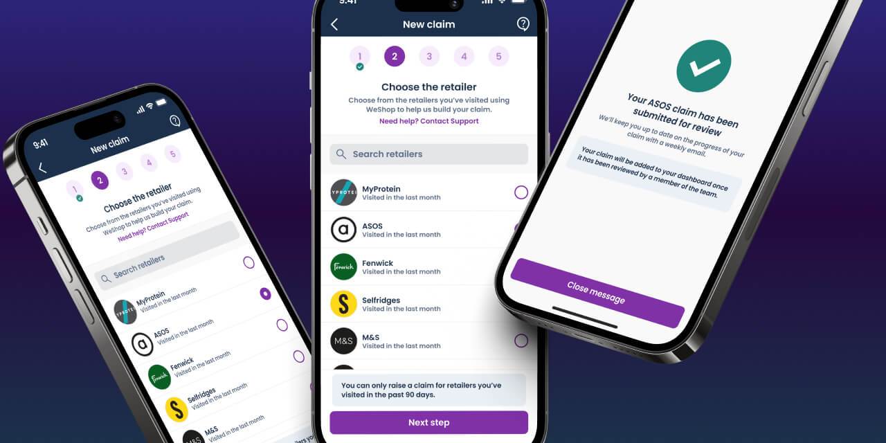 New in-app claims for raising transaction-related issues - WeShop